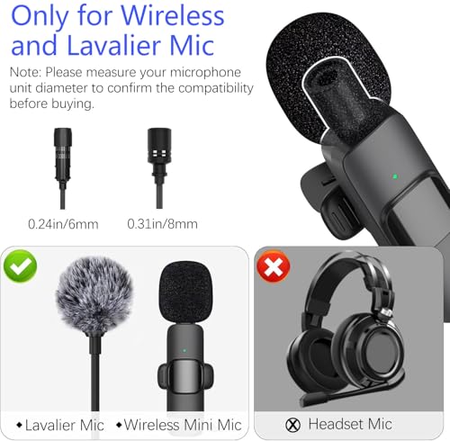 Mini Wireless Furry Windscreen &