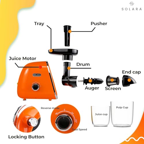 SOLARA Slow Juicer Cold Press