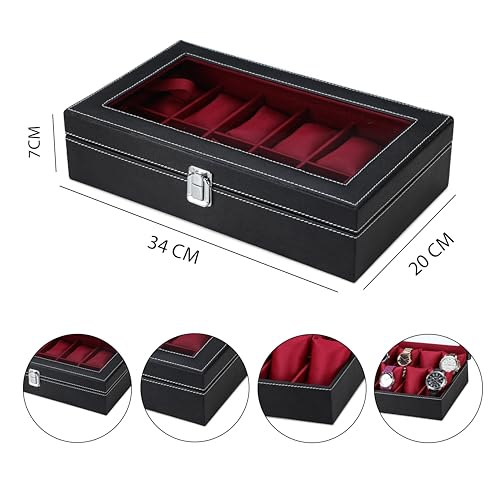 ZENWOOD 12-Slot Watch Box –