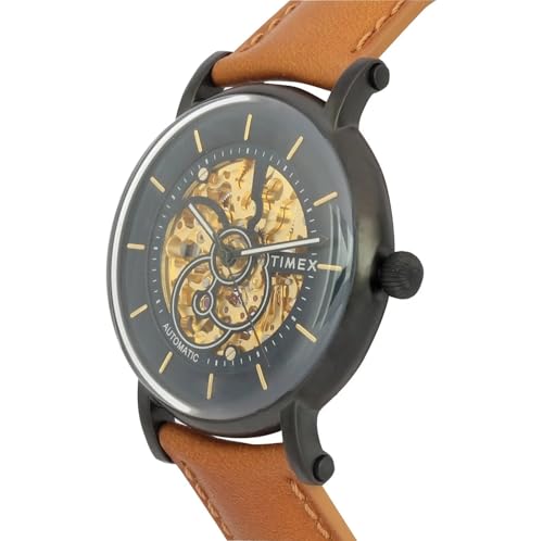 TIMEX Round 44mm Blue Dial Automatic Men Watch - TWEG16711 - Image 4