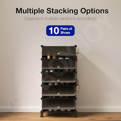 BOXJOY 5 Shelf Shoe Rack