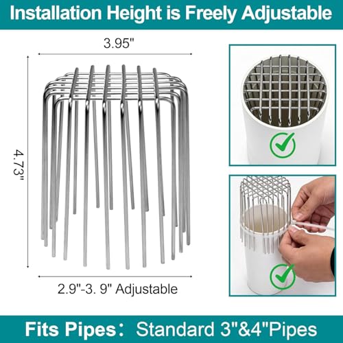 Stainless Steel Drain Pipe Cover