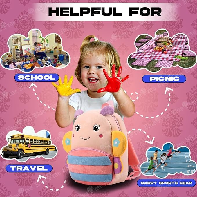 blue tree Cute Kids Backpack