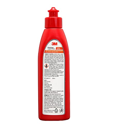 3M Premium Liquid Wax, Restores