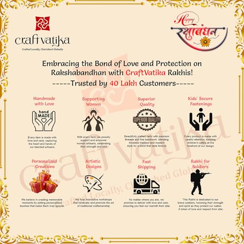 CraftVatika Designer Rakhi for Brother
