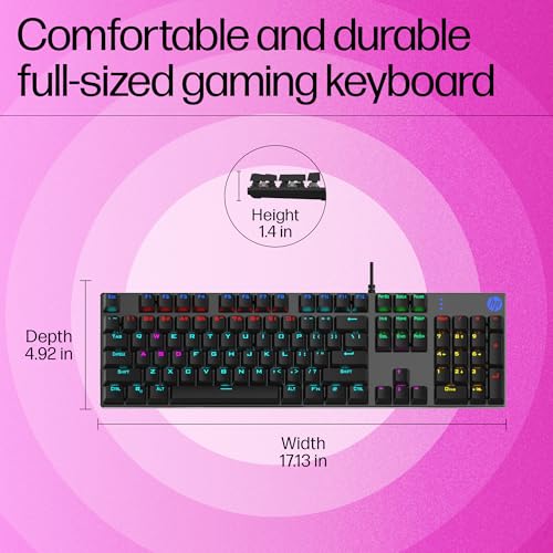 HP GK400F Mechanical Gaming Keyboard,dust