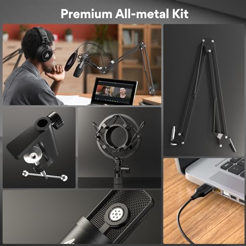 MAONO AU-A04 Condenser Microphone Kit (Black) - Image 7