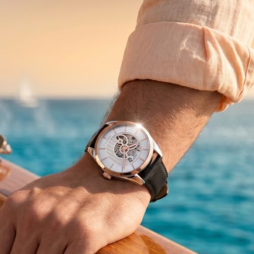 TIMEX Round 44mm Silver Dial Automatic Men Watch - TWEG17502 - Image 4