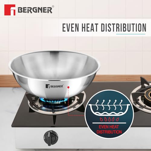 Bergner TriPro Tri-Ply Stainless Steel