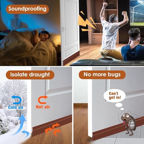 NORIQSilicone Self Adhesive Door Bottom
