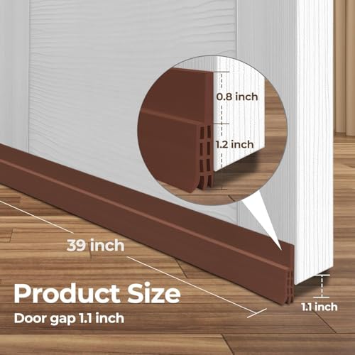 NORIQSilicone Self Adhesive Door Bottom