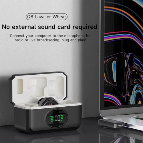 GADGETSWEAR Q8 Dual Wireless Lavalier
