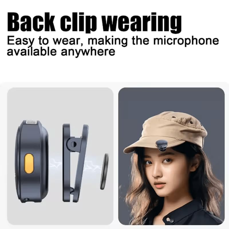 GADGETSWEAR Q8 Dual Wireless Lavalier