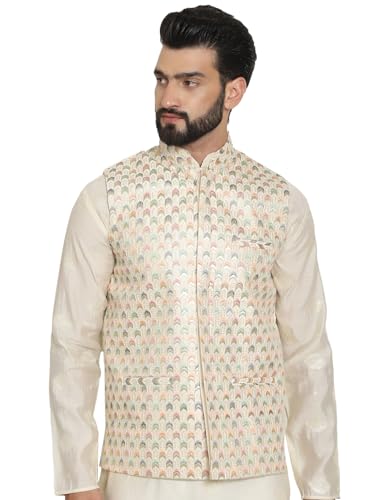 SOJANYA (Since 1958 Men's Silk Blend Printed ONLY Long Kurta