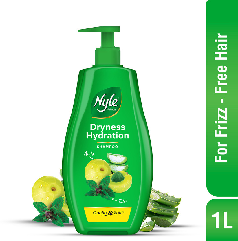 Nyle Naturals Dryness Hydration Shampoo, With Tulsi, Amla & Aloe ...more