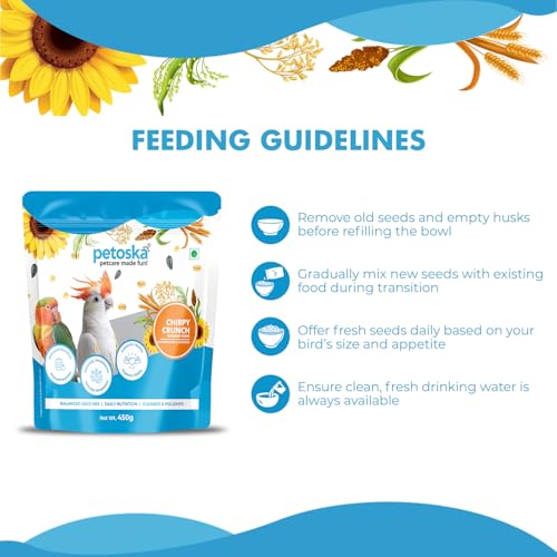 Petoska Chirpy Crunch Blended Seeds