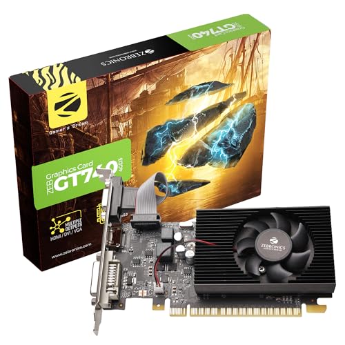 ZEBRONICS GT740-4GD3 Graphics Card,pci_e_x16 Powered