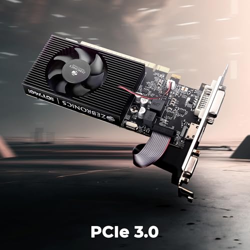 ZEBRONICS GT740-4GD3 Graphics Card,pci_e_x16 Powered