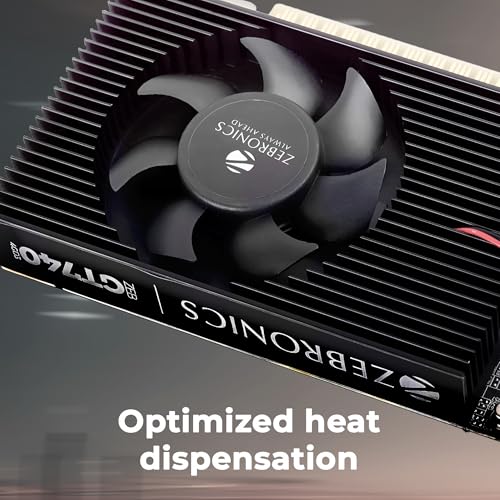 ZEBRONICS GT740-4GD3 Graphics Card,pci_e_x16 Powered