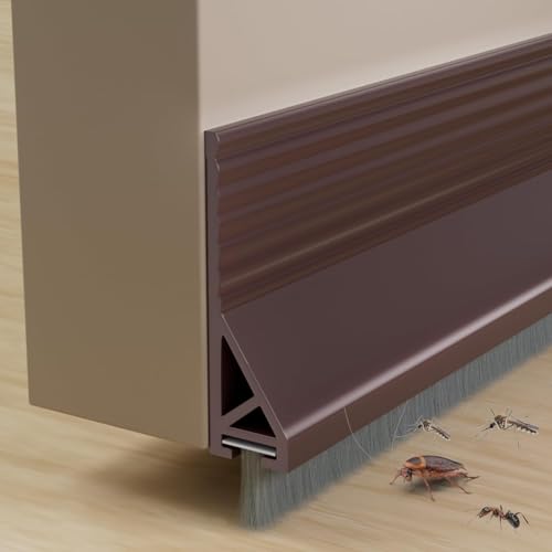 Door Draft Stopper with Brush