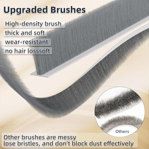 Door Draft Stopper with Brush