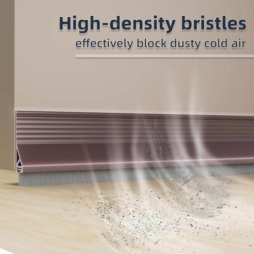 Door Draft Stopper with Brush