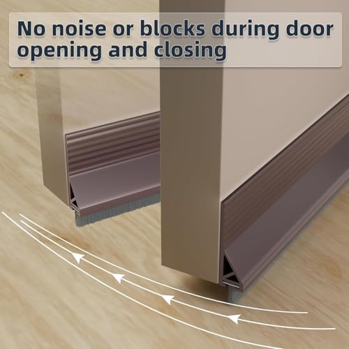 Door Draft Stopper with Brush