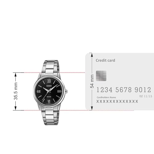 Casio Enticer Ladies LTP-1303DD-1AVDF Analog Black Dial Women (A2475) - Image 6