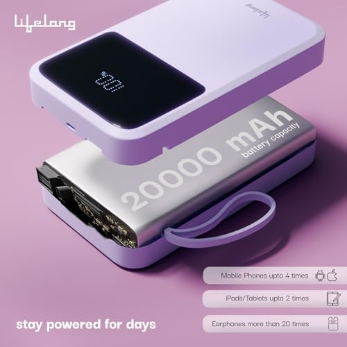 Lifelong Electronics 20000mAh 22.5W Fast