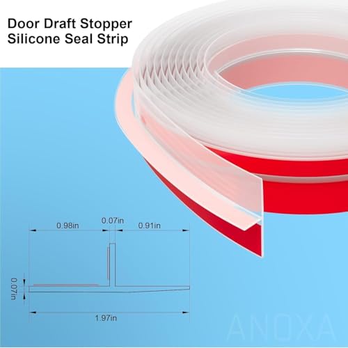 ANOXA T-Shaped Clear Silicone Seal
