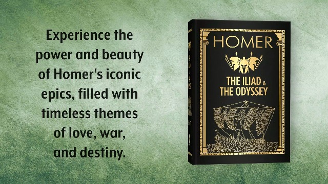 HOMER: The Iliad and The Odyssey (Deluxe Hardbound Edition) - Image 2