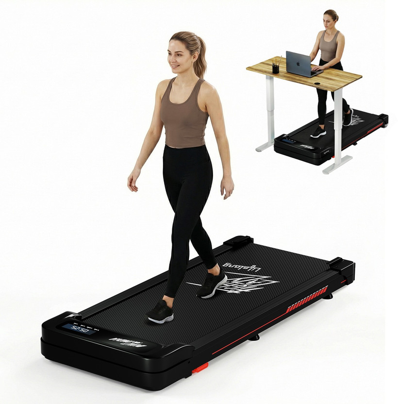 Lifelong Walking Pad Treadmill | 3 HP Motor | 2-Level Manual Incl...more