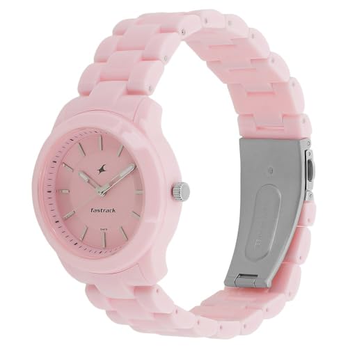Fastrack Trendies Analog Pink Dial