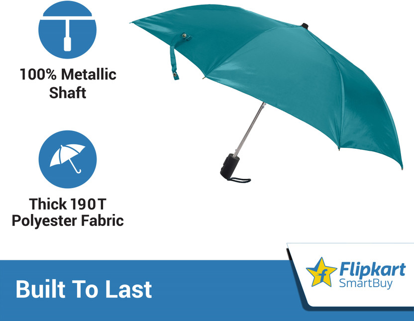 Flipkart SmartBuy UV Protection 2 Fold Umbrella (Blue) - Image 5