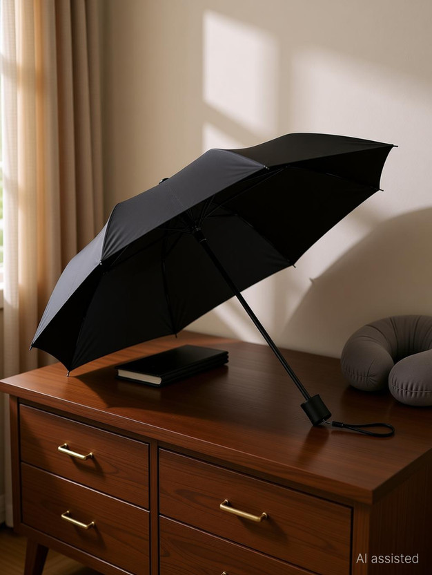 Flipkart SmartBuy UV Protection 2 Fold Umbrella (Blue) - Image 6