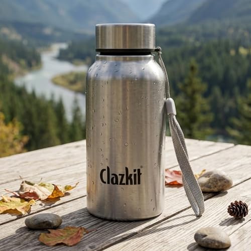 Clazkit Stainless Steel Water Bottle