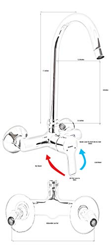 Aquieen Wall Mounted Single Lever