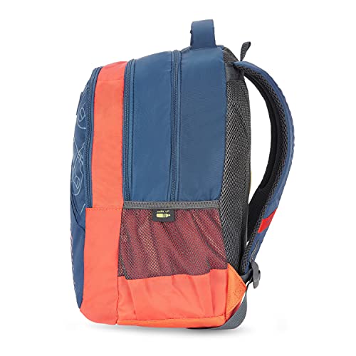Skybags Riddle Blue Orange 46 Cms Casual Backpack with Raincover - Image 4
