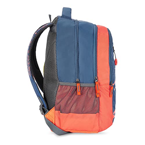 Skybags Riddle Blue Orange 46 Cms Casual Backpack with Raincover - Image 5