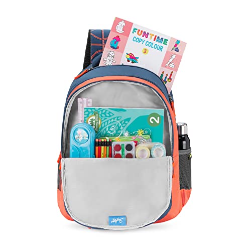 Skybags Riddle Blue Orange 46 Cms Casual Backpack with Raincover - Image 7