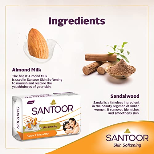 Santoor Skin Softening Sandal &