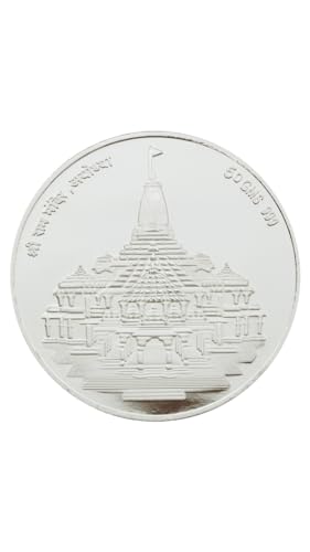 Bangalore Refinery 999 Purity Silver Coin of Ram Mandir