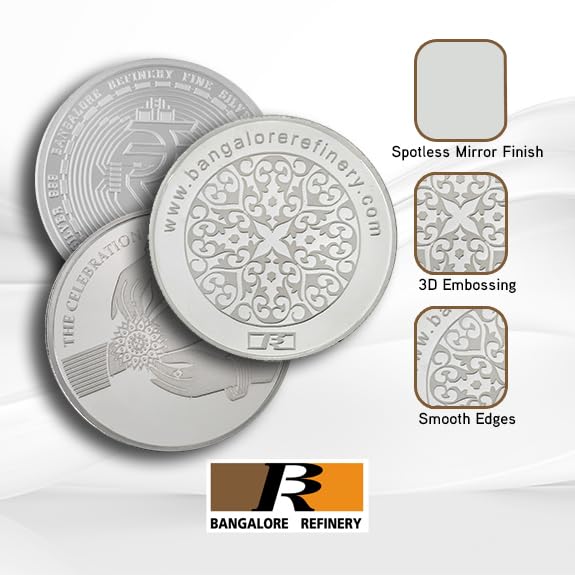 Bangalore Refinery 999 Purity Silver Coin of Ram Mandir - Image 6