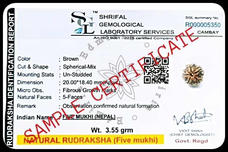 Original Nepali Five Faced /