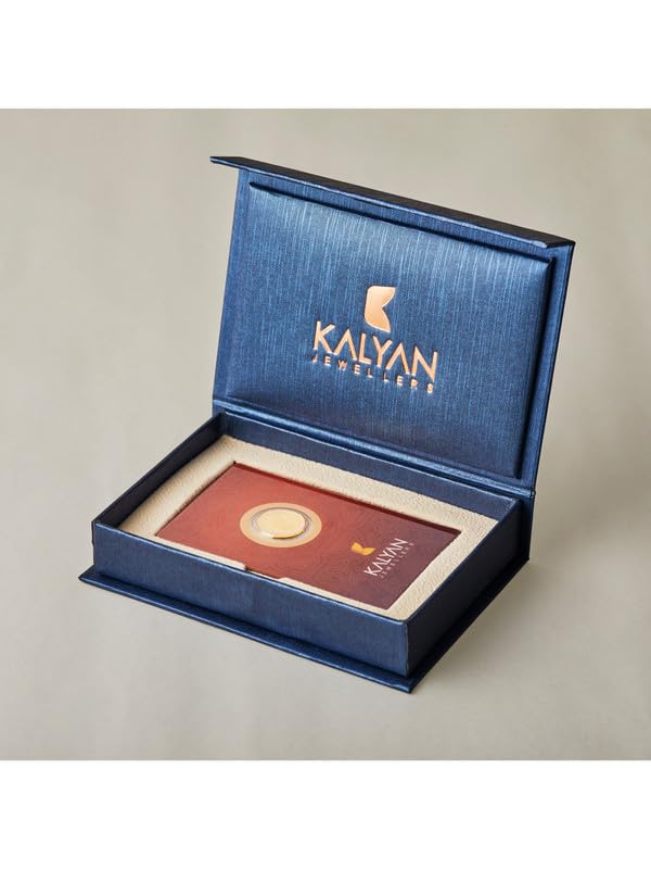 Kalyan Jewellers 24K (999) Purity Goddess Lakshmi Gold Coin 1 Gms - Image 3