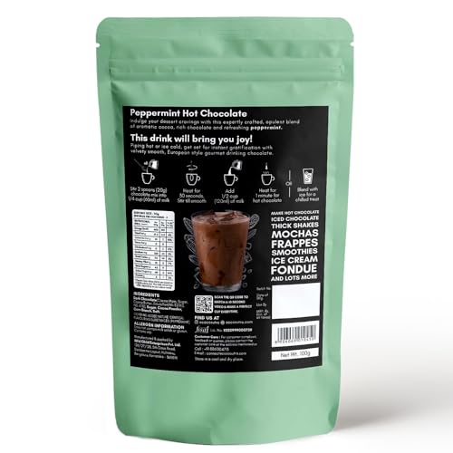 Cocosutra Peppermint Drinking Chocolate Mix, 100g - Image 3