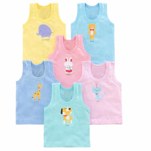 Unisex Baby Vest Sleeveless Cotton
