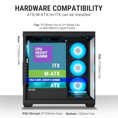 Ant Esports Crystal X7 ATX