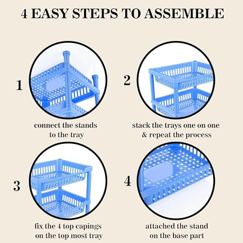 Sulfar Multipurpose Plastic Trolley