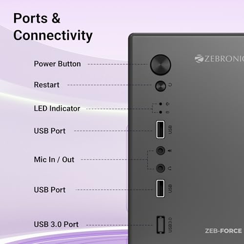 Zebronics Force, Computer Chassis, Micro